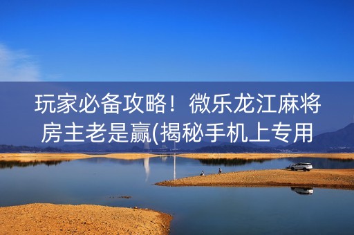 玩家必备攻略！微乐龙江麻将房主老是赢(揭秘手机上专用神器)