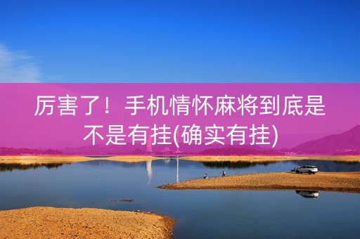 厉害了！手机情怀麻将到底是不是有挂(确实有挂)