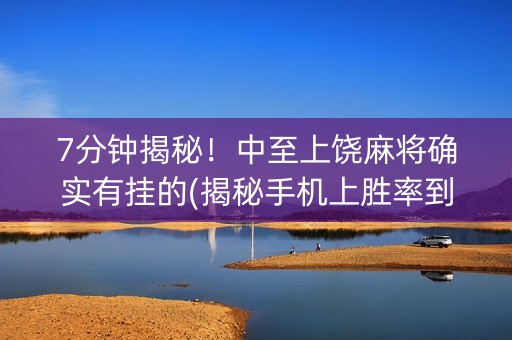 7分钟揭秘！中至上饶麻将确实有挂的(揭秘手机上胜率到哪调)