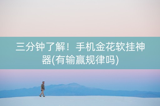三分钟了解！手机金花软挂神器(有输赢规律吗)
