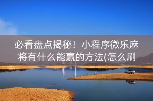 必看盘点揭秘！小程序微乐麻将有什么能赢的方法(怎么刷好牌)