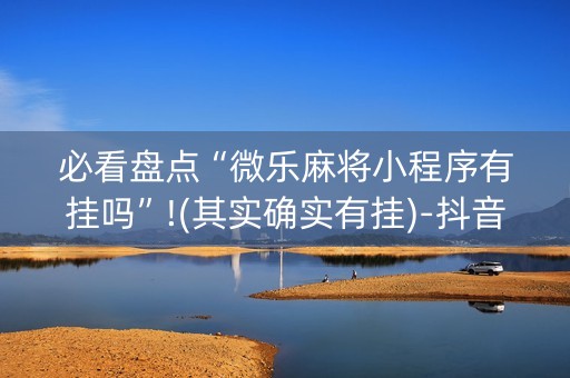 必看盘点“微乐麻将小程序有挂吗”!(其实确实有挂)-抖音