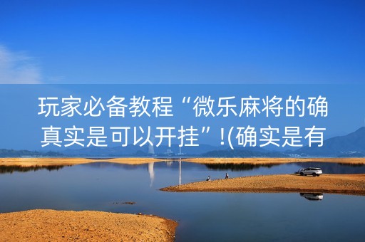 玩家必备教程“微乐麻将的确真实是可以开挂”!(确实是有挂)-抖音