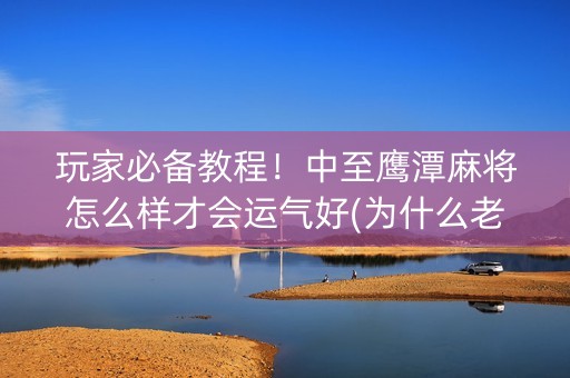 玩家必备教程！中至鹰潭麻将怎么样才会运气好(为什么老是输呢)