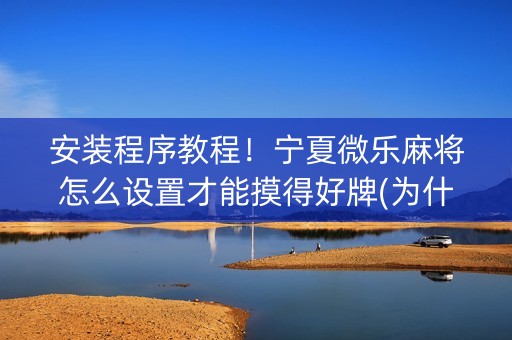 安装程序教程！宁夏微乐麻将怎么设置才能摸得好牌(为什么一直输)