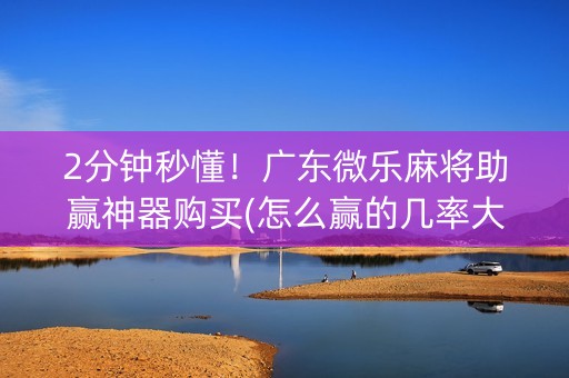 2分钟秒懂！广东微乐麻将助赢神器购买(怎么赢的几率大)