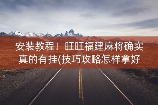 安装教程！旺旺福建麻将确实真的有挂(技巧攻略怎样拿好牌)