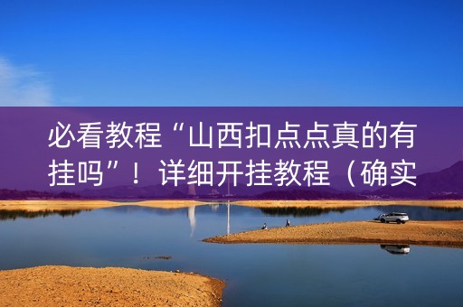 必看教程“山西扣点点真的有挂吗”！详细开挂教程（确实真的有挂)-抖音