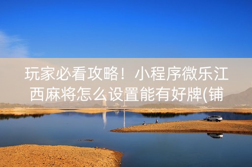 玩家必看攻略！小程序微乐江西麻将怎么设置能有好牌(铺牌器购买)