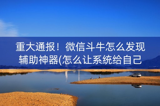 重大通报！微信斗牛怎么发现辅助神器(怎么让系统给自己好牌)
