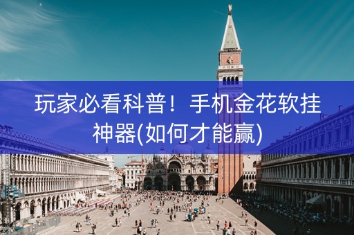 玩家必看科普！手机金花软挂神器(如何才能赢)