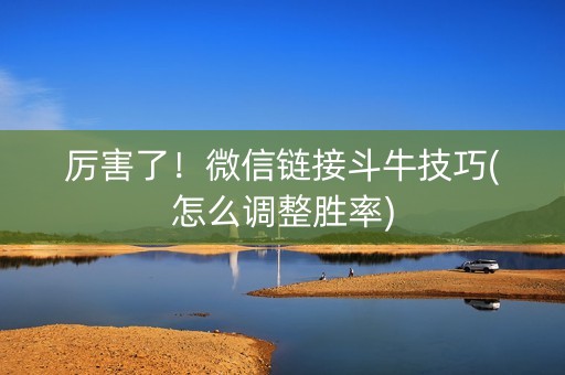 厉害了！微信链接斗牛技巧(怎么调整胜率)