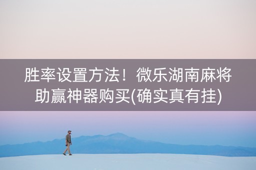 胜率设置方法！微乐湖南麻将助赢神器购买(确实真有挂)