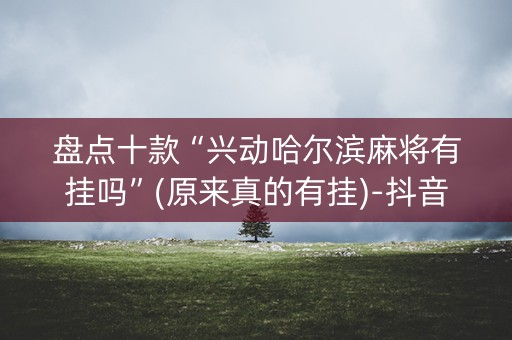 盘点十款“兴动哈尔滨麻将有挂吗”(原来真的有挂)-抖音