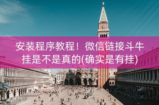 安装程序教程！微信链接斗牛挂是不是真的(确实是有挂)