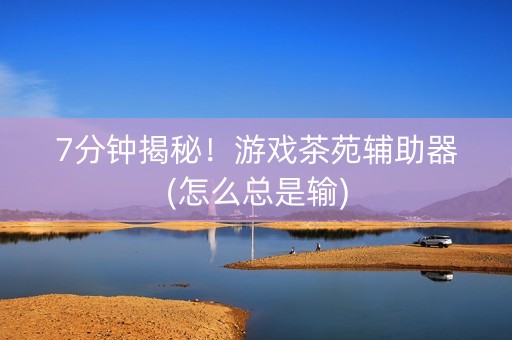 7分钟揭秘！游戏茶苑辅助器(怎么总是输)