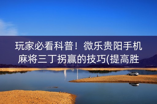 玩家必看科普！微乐贵阳手机麻将三丁拐赢的技巧(提高胜率方法)