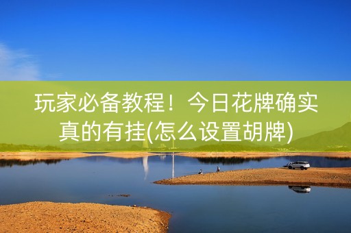 玩家必备教程！今日花牌确实真的有挂(怎么设置胡牌)
