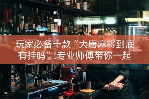 玩家必备十款“大唐麻将到底有挂吗”!专业师傅带你一起了解（详细教程）-抖音