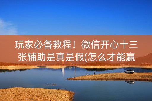 玩家必备教程！微信开心十三张辅助是真是假(怎么才能赢)