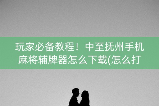 玩家必备教程！中至抚州手机麻将辅牌器怎么下载(怎么打才赢)