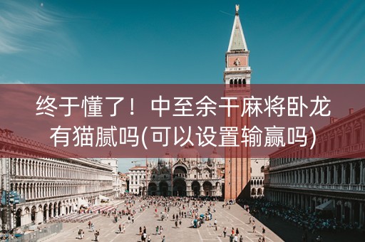 终于懂了！中至余干麻将卧龙有猫腻吗(可以设置输赢吗)