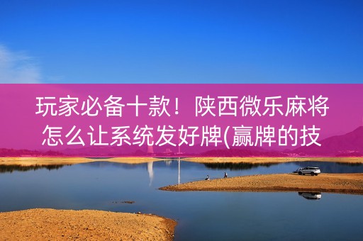 玩家必备十款！陕西微乐麻将怎么让系统发好牌(赢牌的技巧)