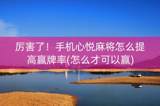 厉害了！手机心悦麻将怎么提高赢牌率(怎么才可以赢)