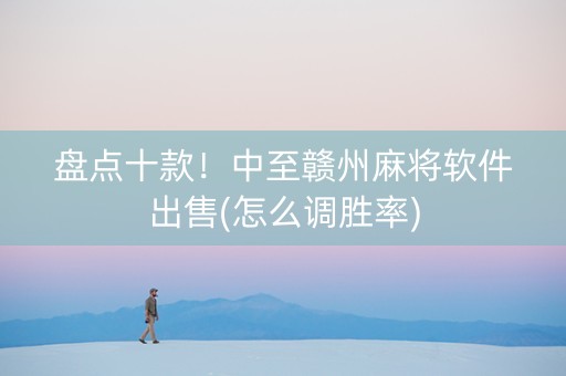 盘点十款！中至赣州麻将软件出售(怎么调胜率)