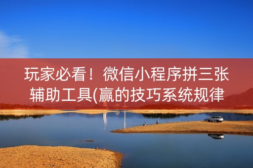 玩家必看！微信小程序拼三张辅助工具(赢的技巧系统规律)