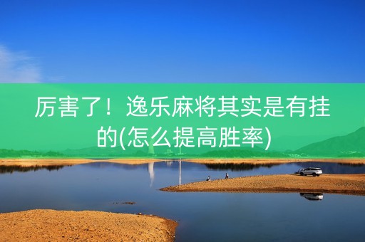 厉害了！逸乐麻将其实是有挂的(怎么提高胜率)