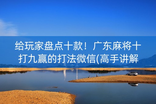 给玩家盘点十款！广东麻将十打九赢的打法微信(高手讲解技术)