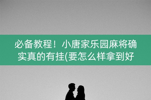 必备教程！小唐家乐园麻将确实真的有挂(要怎么样拿到好牌)