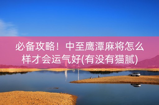 必备攻略！中至鹰潭麻将怎么样才会运气好(有没有猫腻)