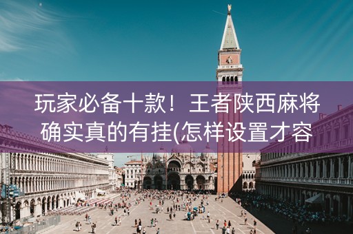 玩家必备十款！王者陕西麻将确实真的有挂(怎样设置才容易赢)