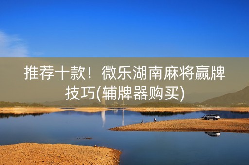 推荐十款！微乐湖南麻将赢牌技巧(辅牌器购买)