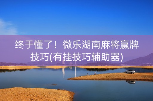 终于懂了！微乐湖南麻将赢牌技巧(有挂技巧辅助器)