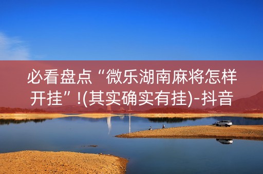 必看盘点“微乐湖南麻将怎样开挂”!(其实确实有挂)-抖音