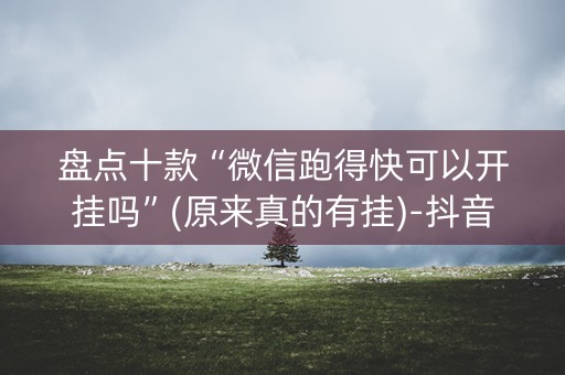 盘点十款“微信跑得快可以开挂吗”(原来真的有挂)-抖音