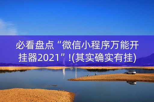 必看盘点“微信小程序万能开挂器2021”!(其实确实有挂)-抖音