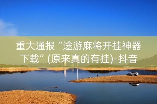 重大通报“途游麻将开挂神器下载”(原来真的有挂)-抖音