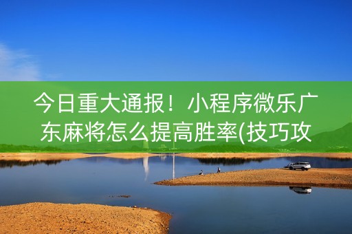 今日重大通报！小程序微乐广东麻将怎么提高胜率(技巧攻略怎样拿好牌)