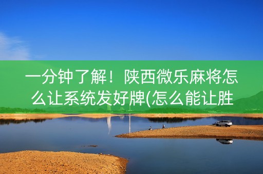 一分钟了解！陕西微乐麻将怎么让系统发好牌(怎么能让胜率高)