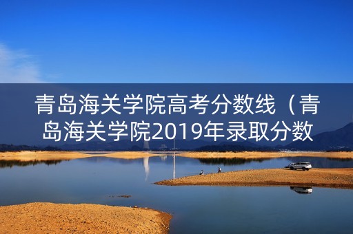 青岛海关学院高考分数线（青岛海关学院2019年录取分数线）