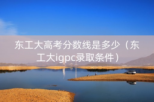 东工大高考分数线是多少（东工大igpc录取条件）
