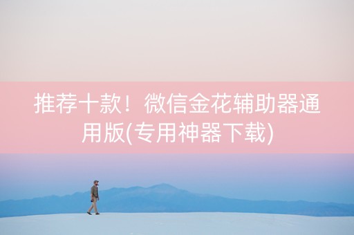 推荐十款！微信金花辅助器通用版(专用神器下载)