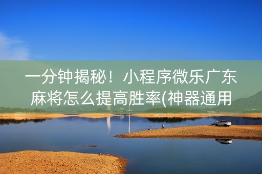 一分钟揭秘！小程序微乐广东麻将怎么提高胜率(神器通用版)