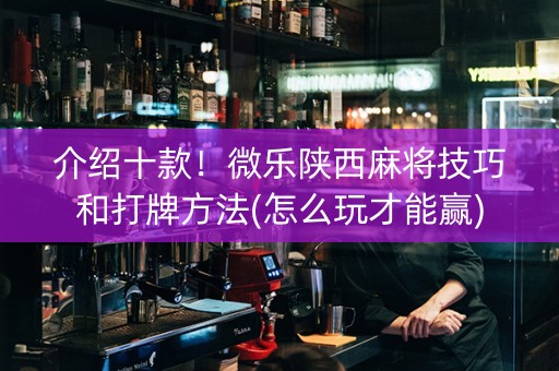 介绍十款！微乐陕西麻将技巧和打牌方法(怎么玩才能赢)