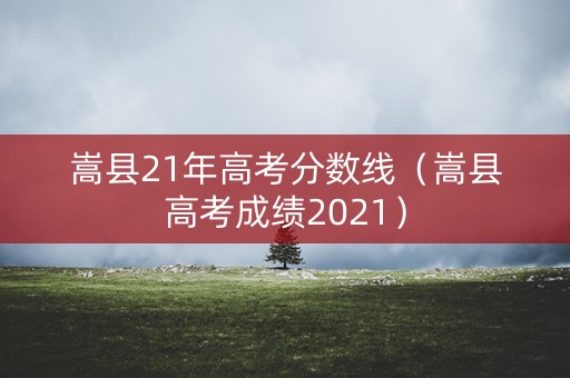 嵩县21年高考分数线（嵩县高考成绩2021）
