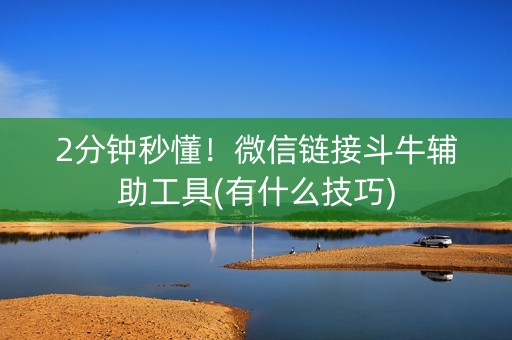2分钟秒懂！微信链接斗牛辅助工具(有什么技巧)